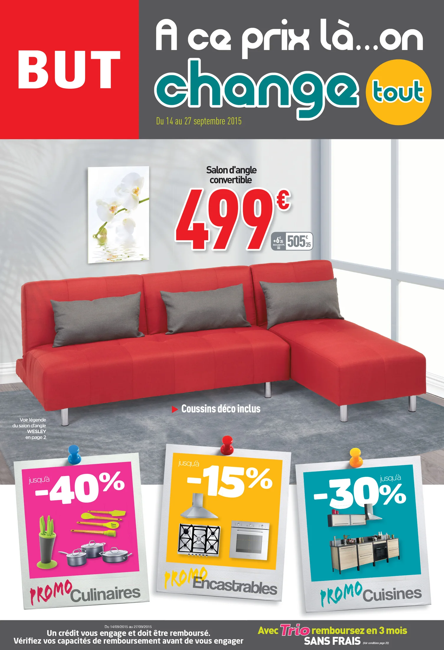 Visuel publicitaire BUT — salon.