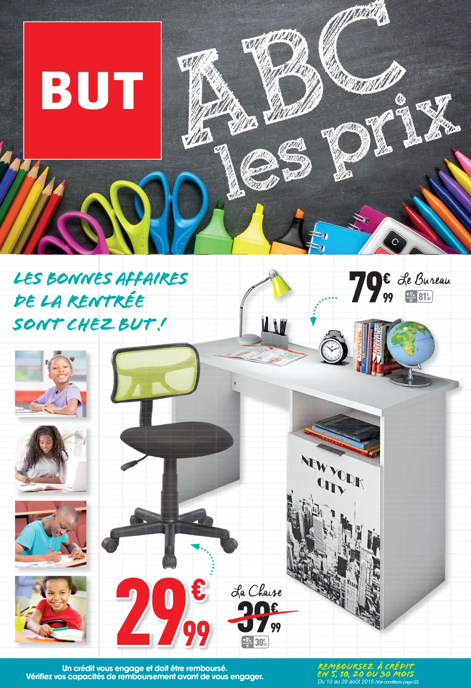Visuel publicitaire BUT — rentrée.