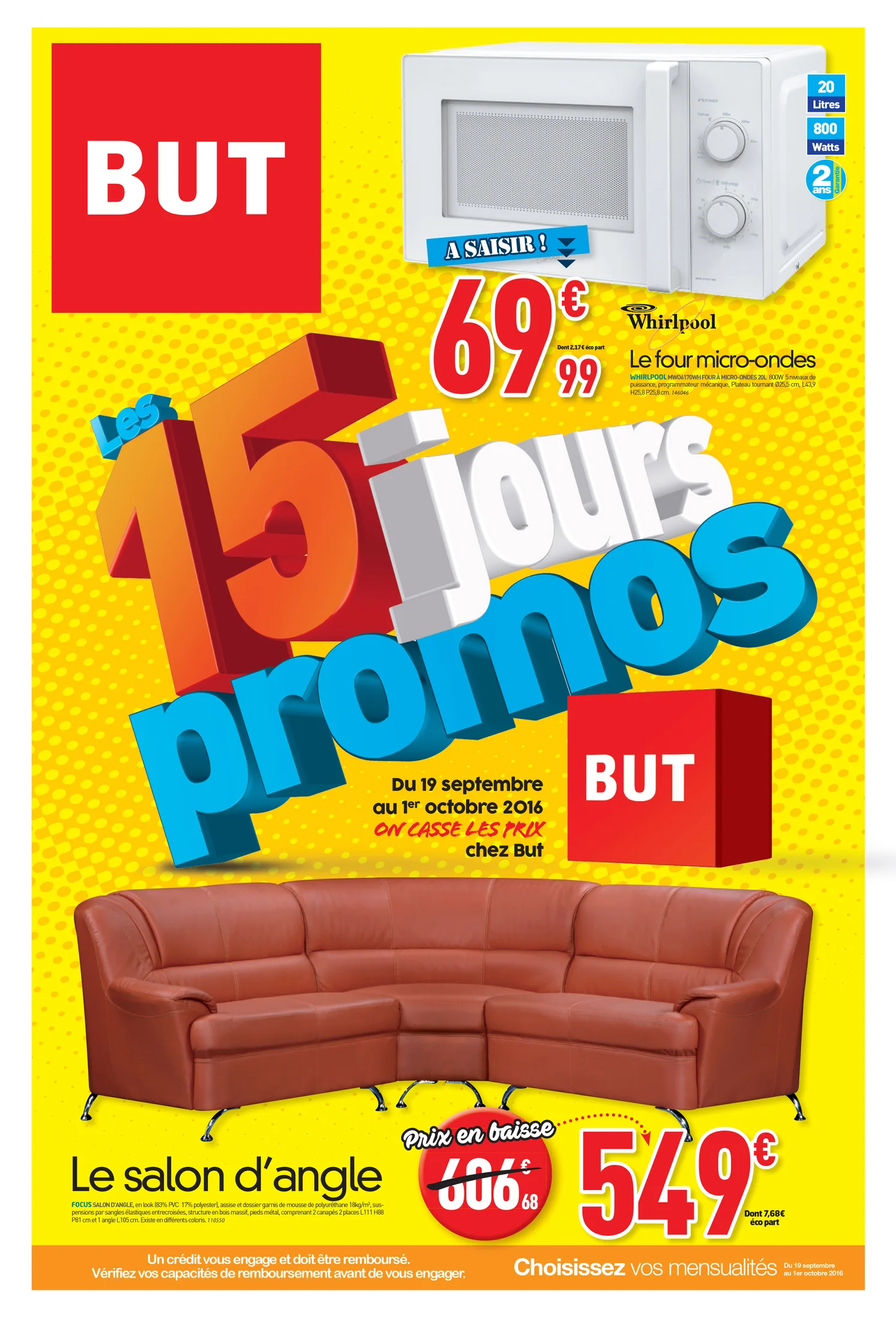 Visuel publicitaire BUT — dépliant.