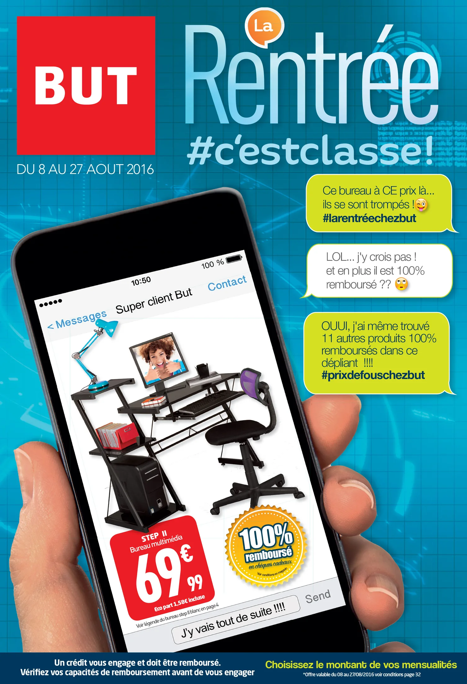 Visuel publicitaire BUT — rentrée.