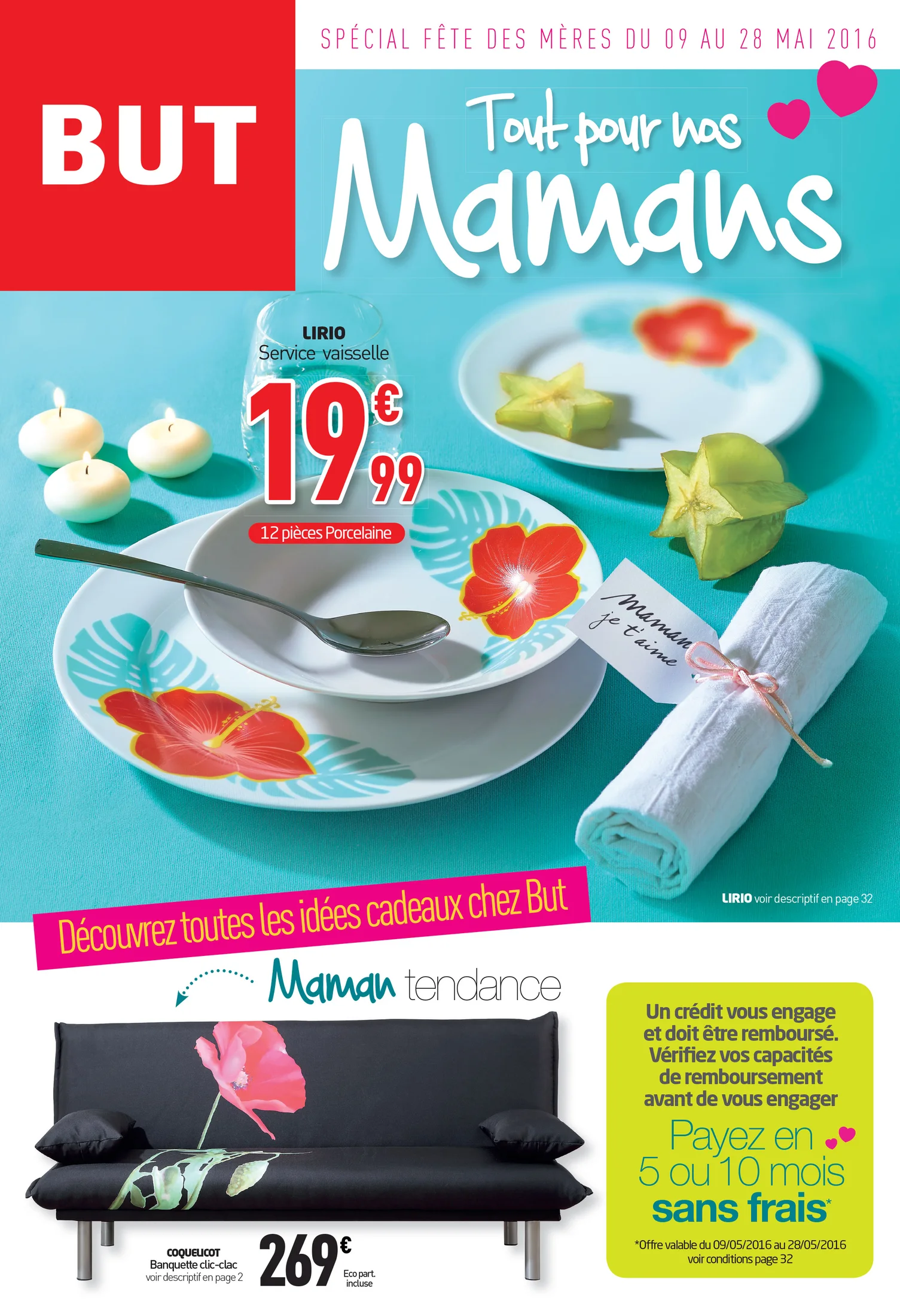 Visuel publicitaire BUT — dépliant.