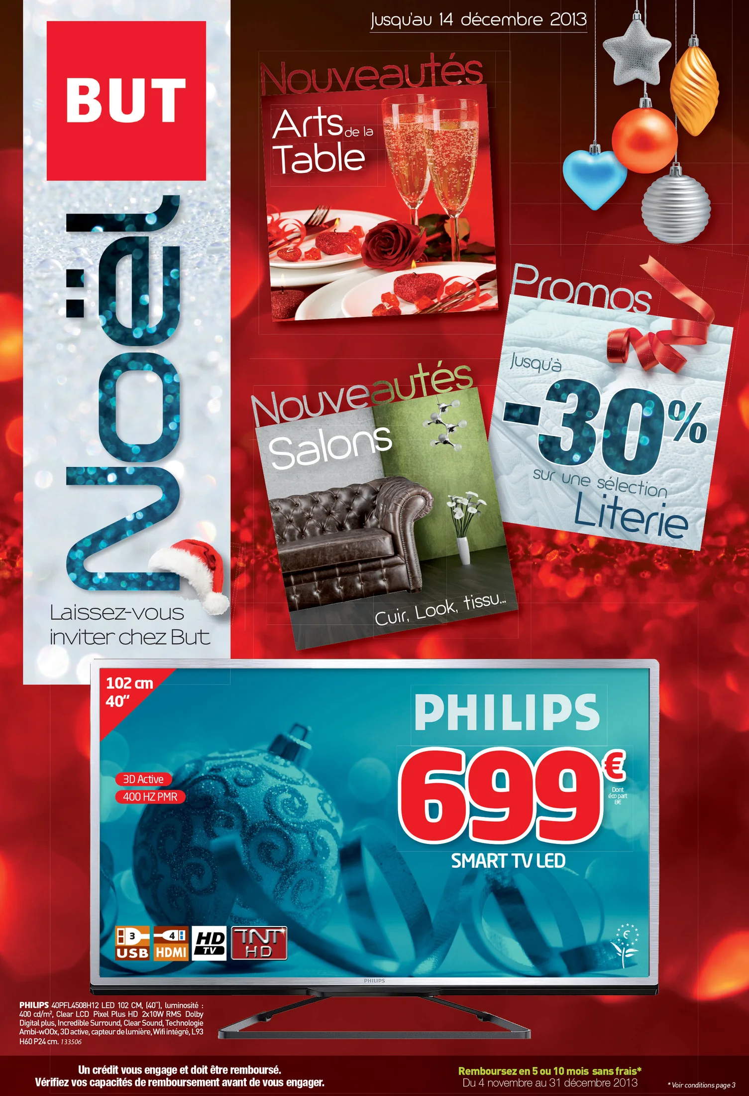 Visuel publicitaire BUT — noël.