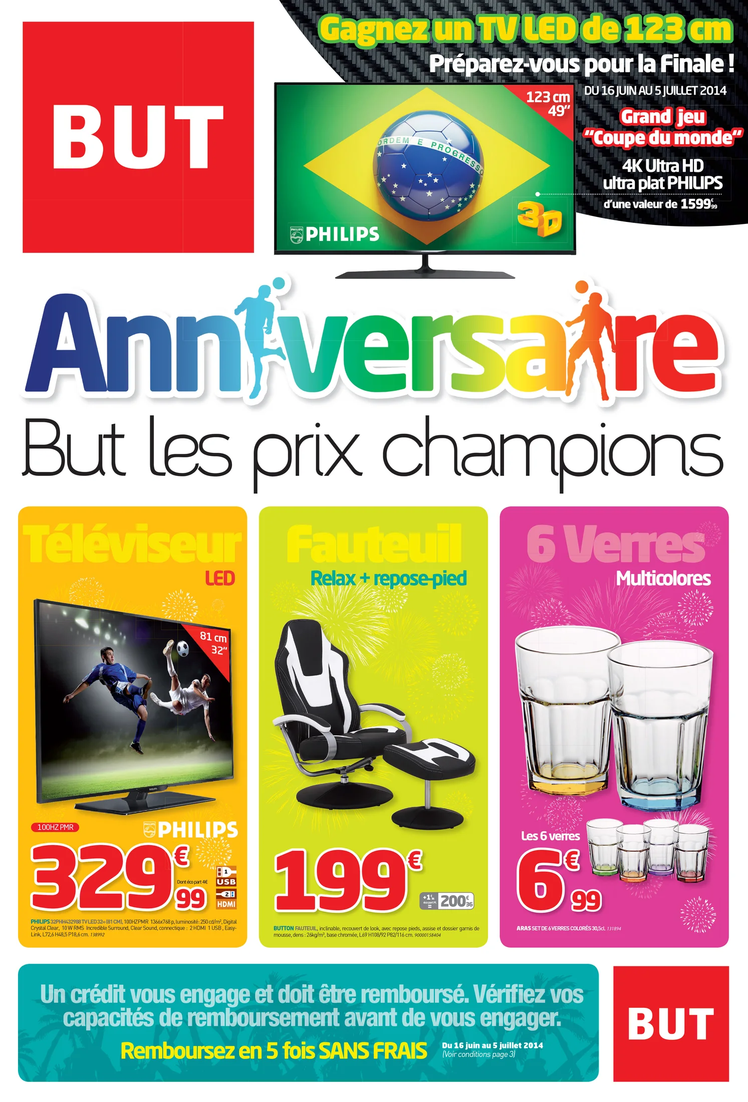 Visuel publicitaire BUT — anniversaire.