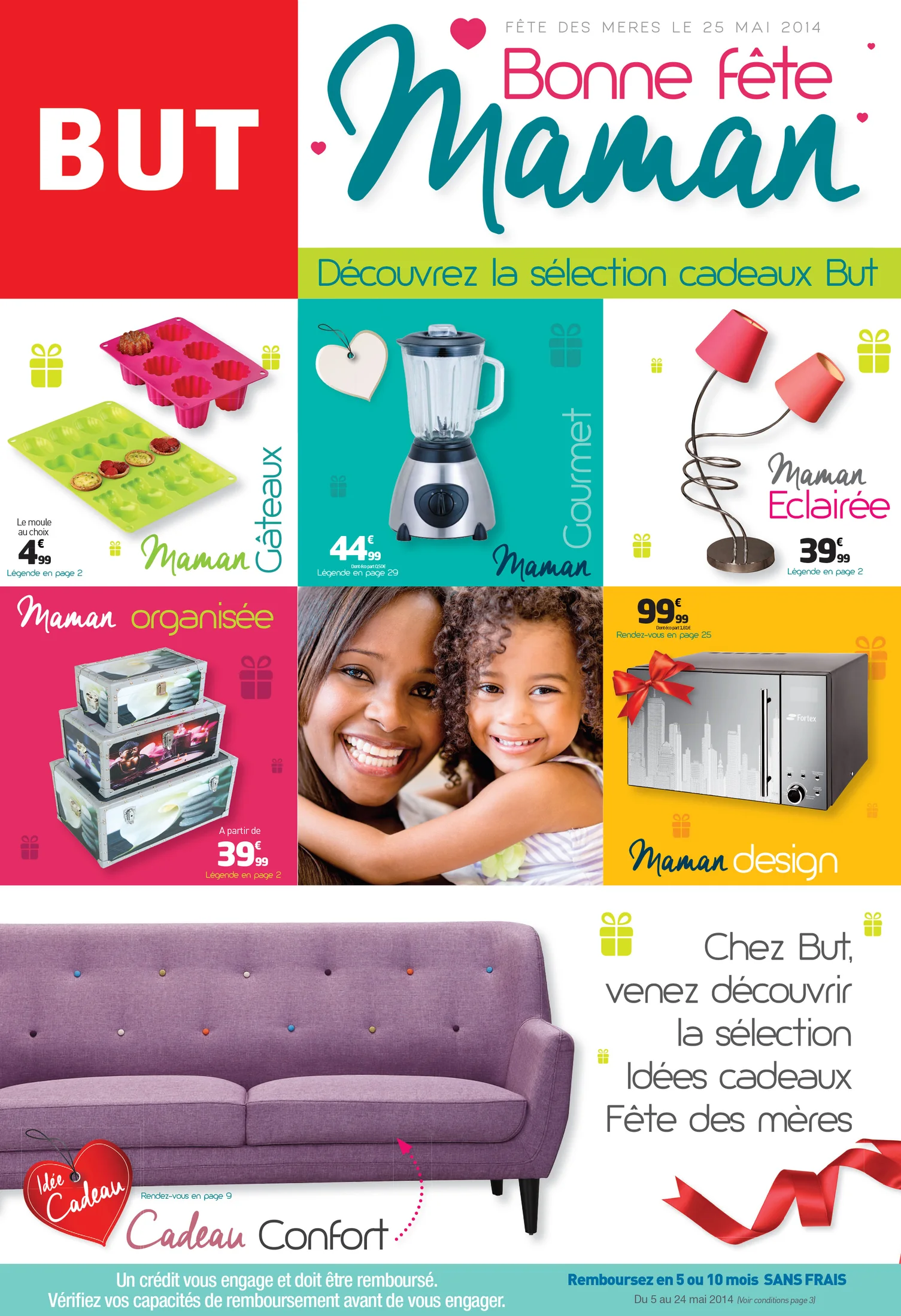 Visuel publicitaire BUT — fête des mères.