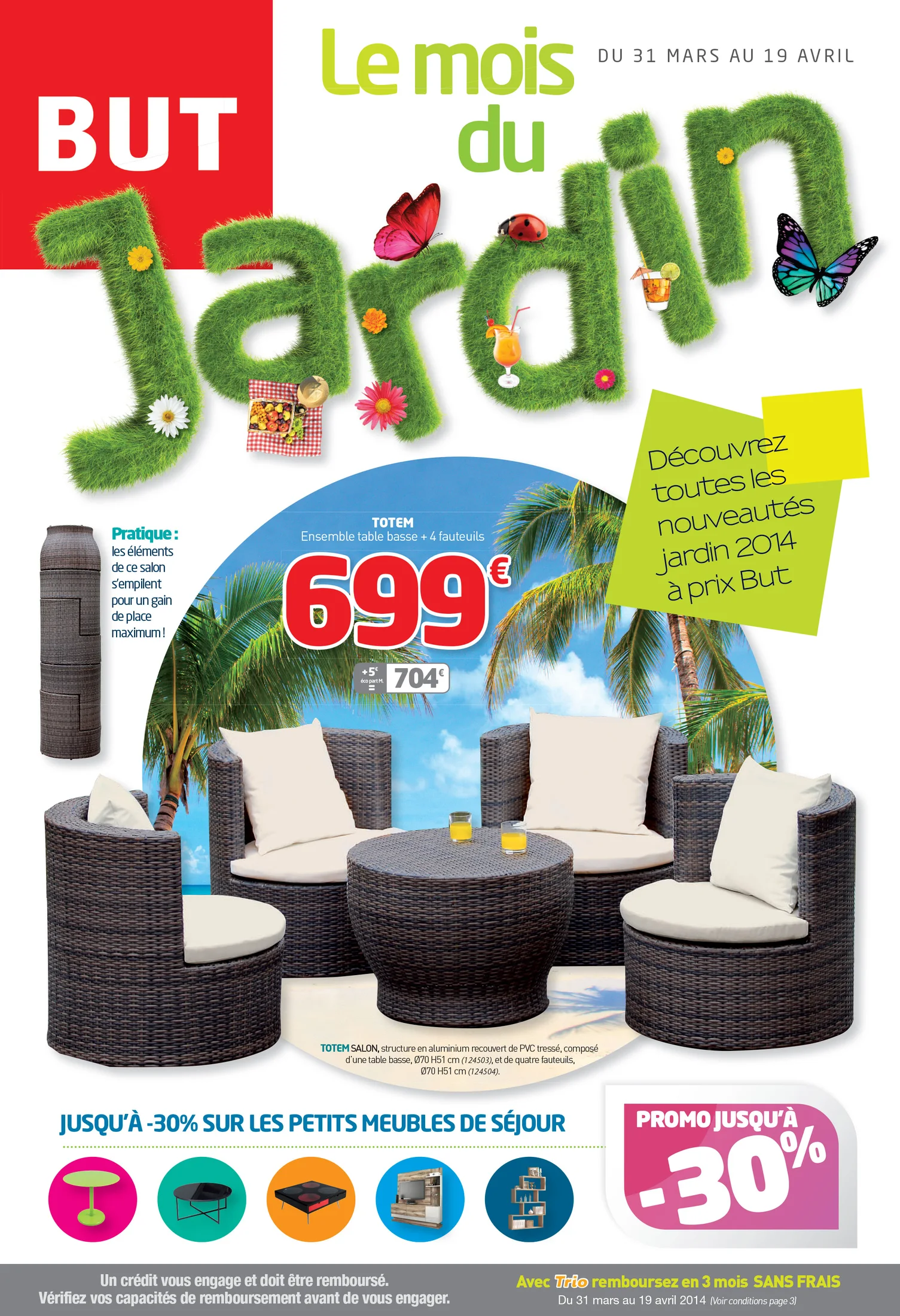 Visuel publicitaire BUT — jardin.