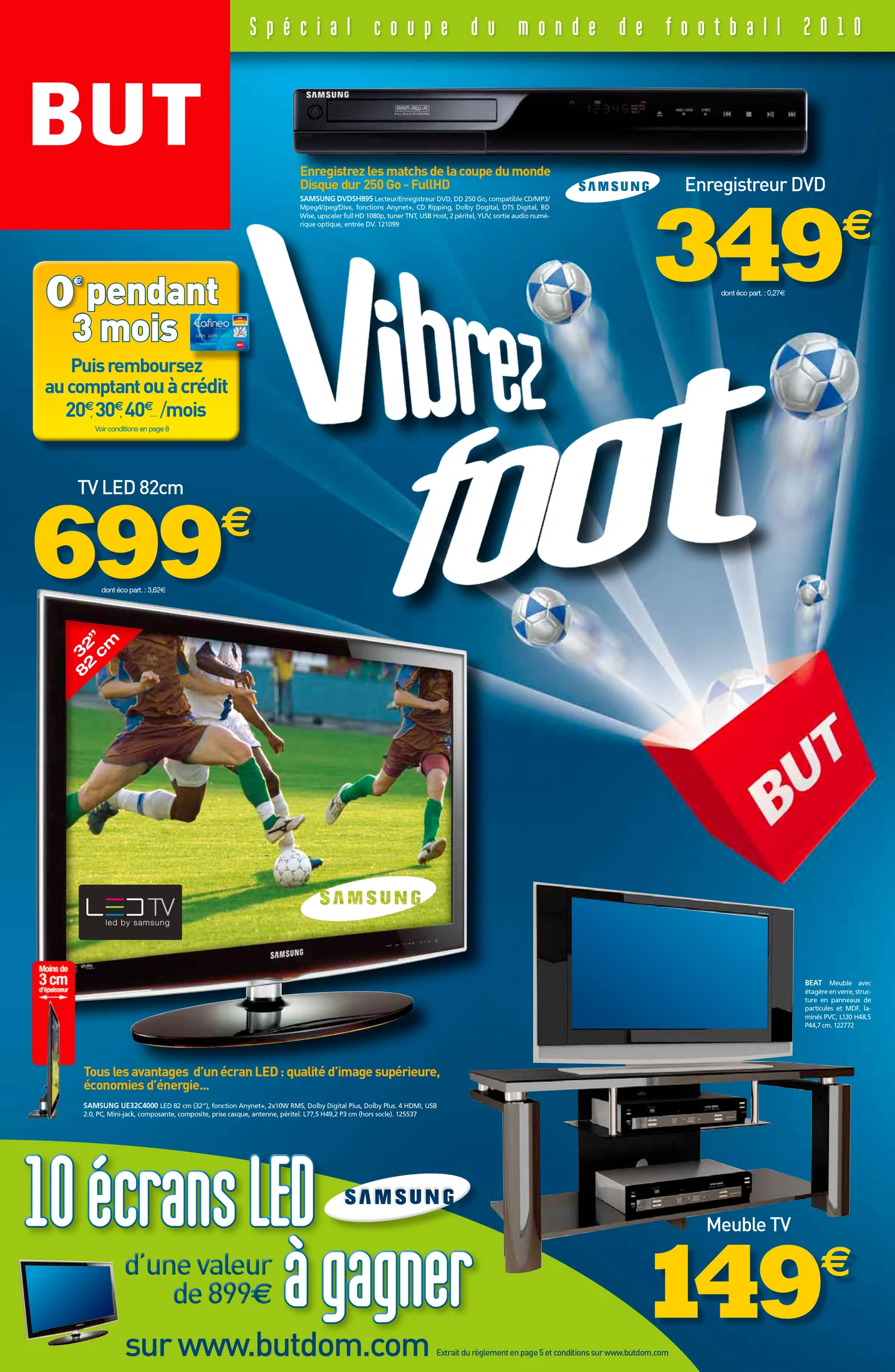 Visuel publicitaire — football.