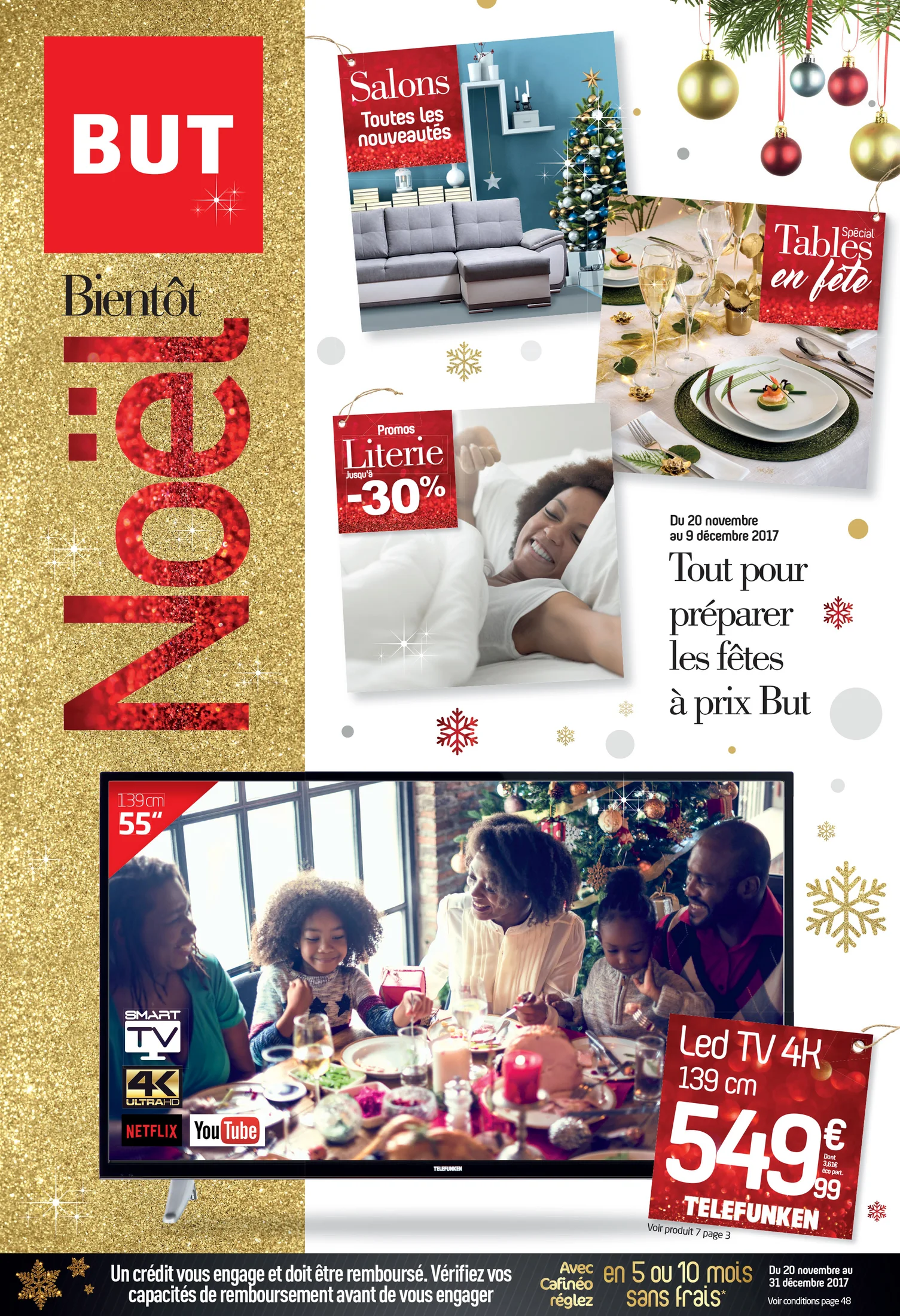 Visuel publicitaire BUT — noël.