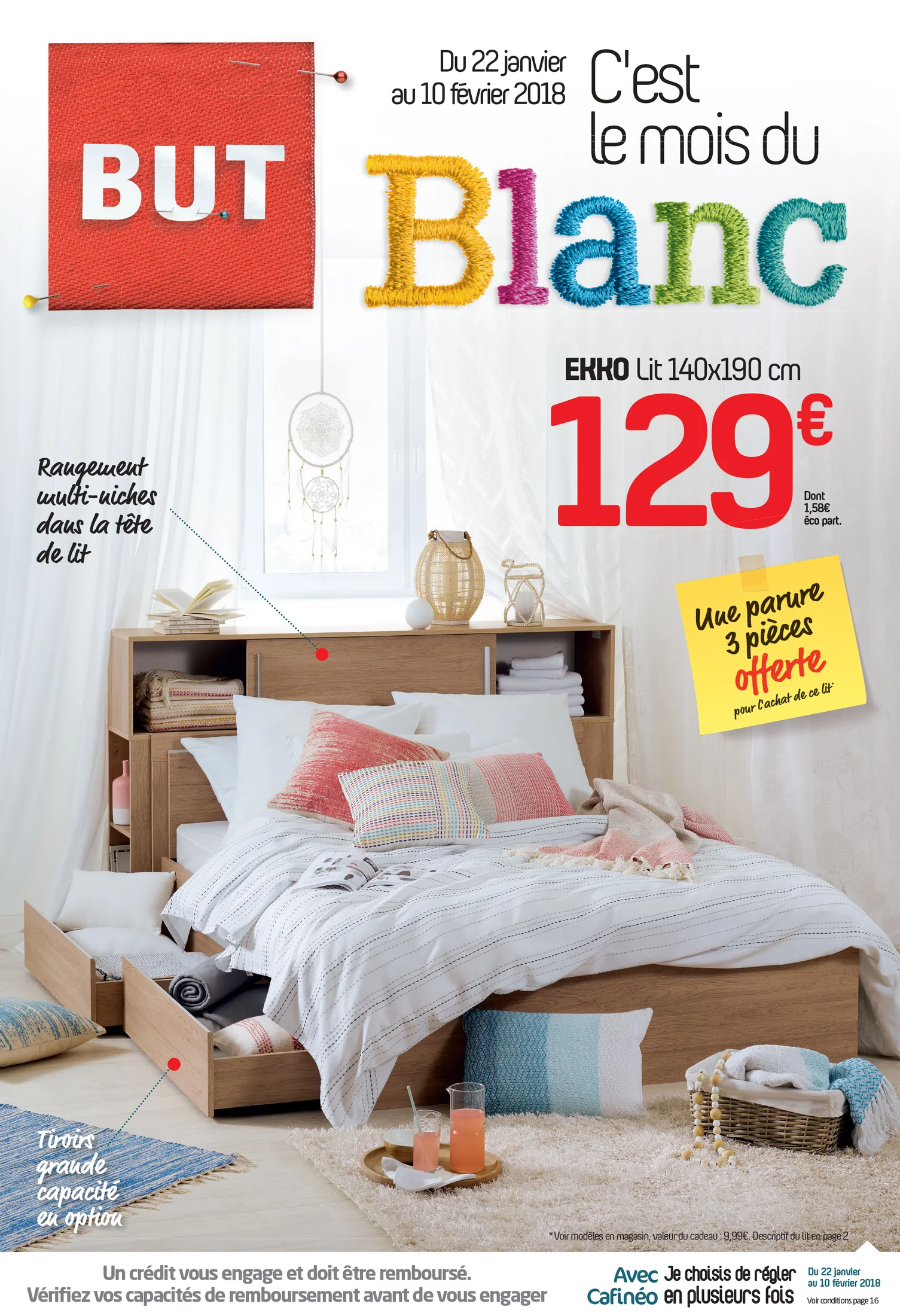 Visuel publicitaire BUT — linge.
