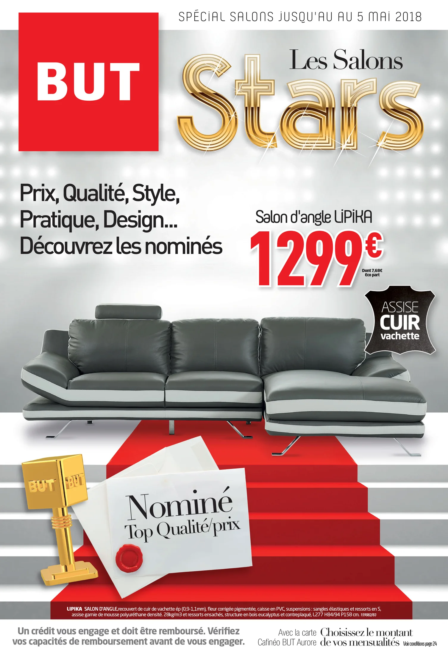 Visuel publicitaire BUT — dépliant.