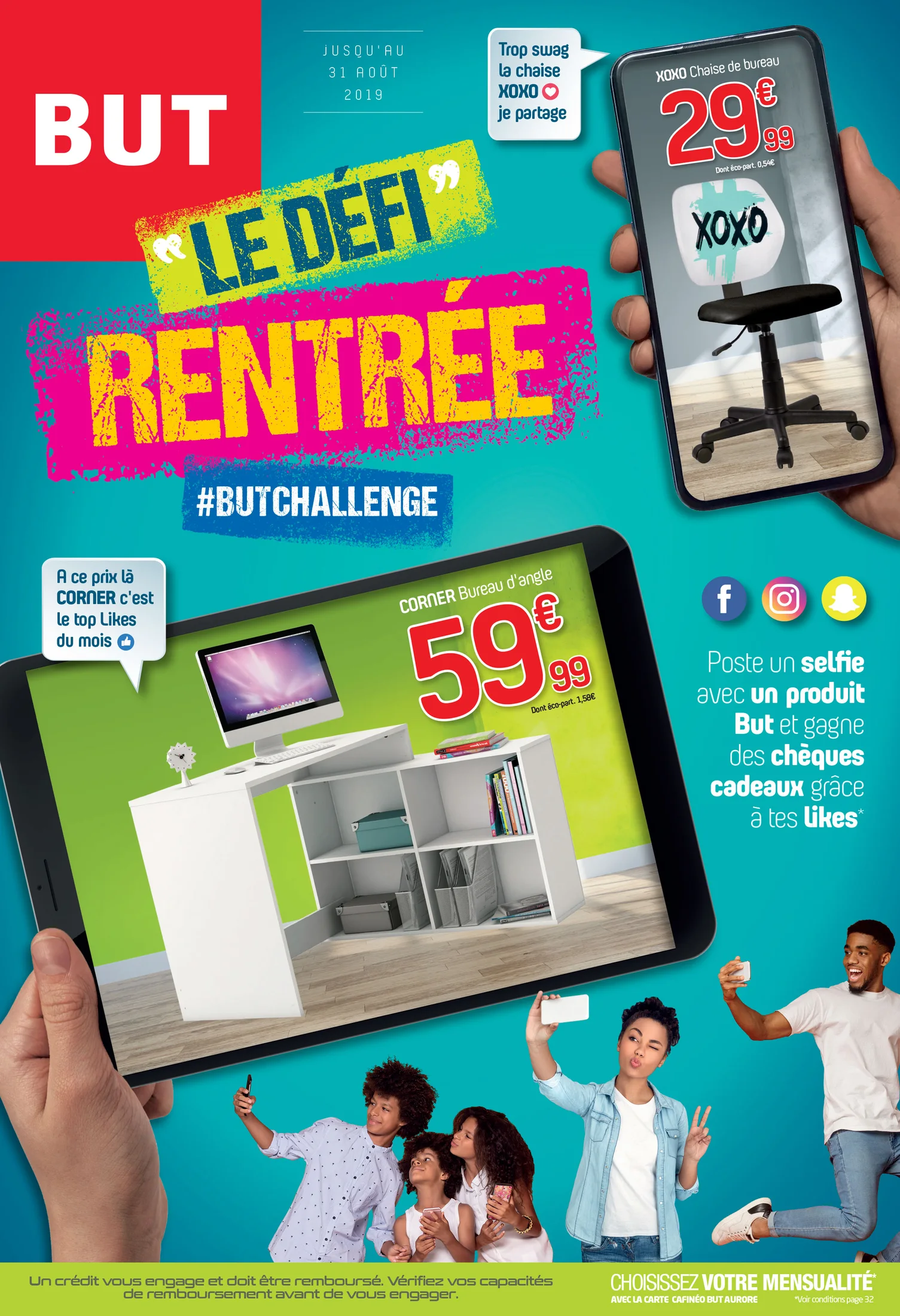 Visuel publicitaire BUT — rentrée.