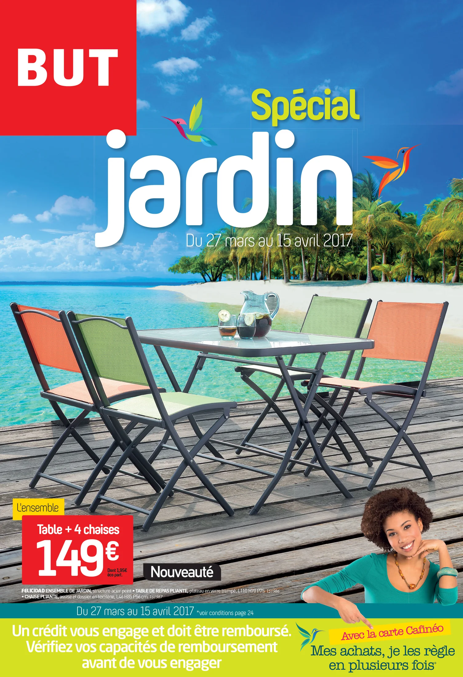 Visuel publicitaire BUT — jardin.