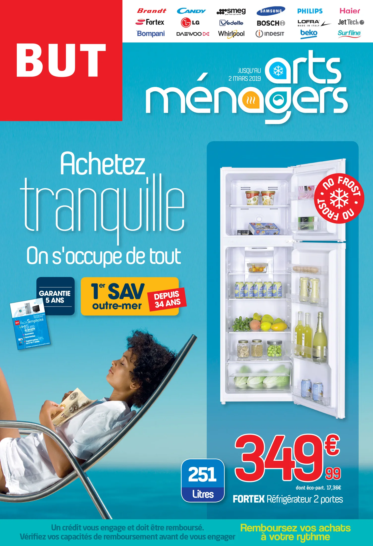 Visuel publicitaire BUT — dépliant.