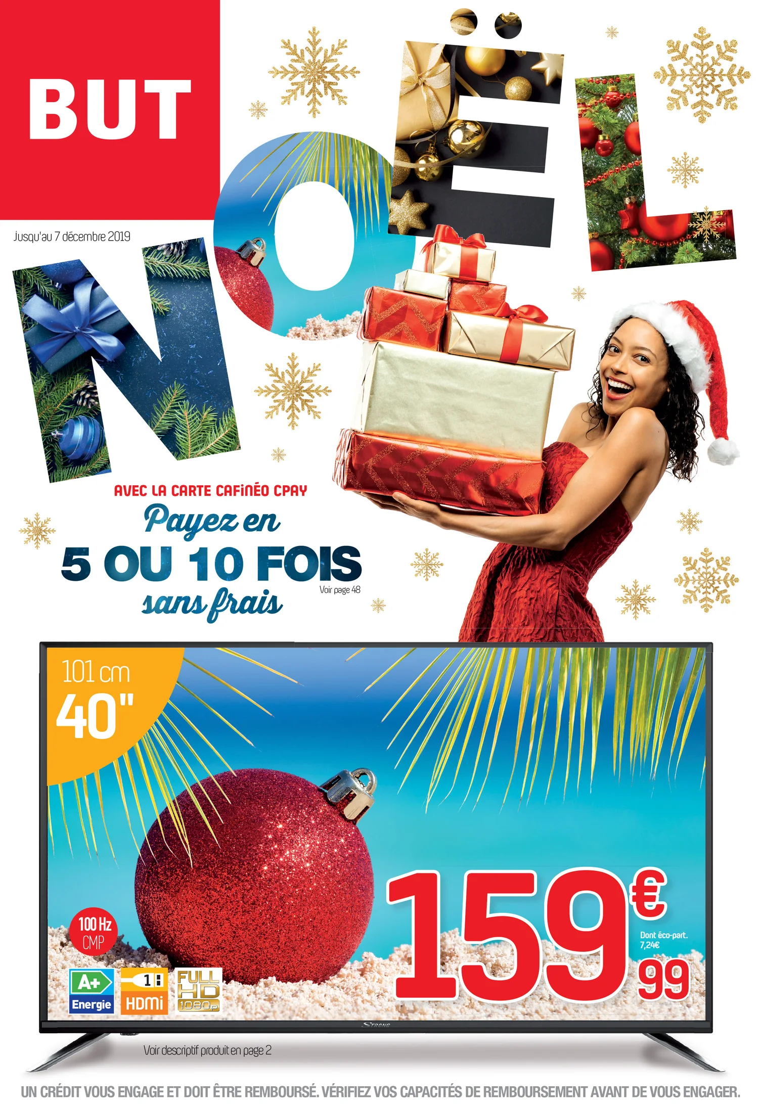 Visuel publicitaire BUT — noël.