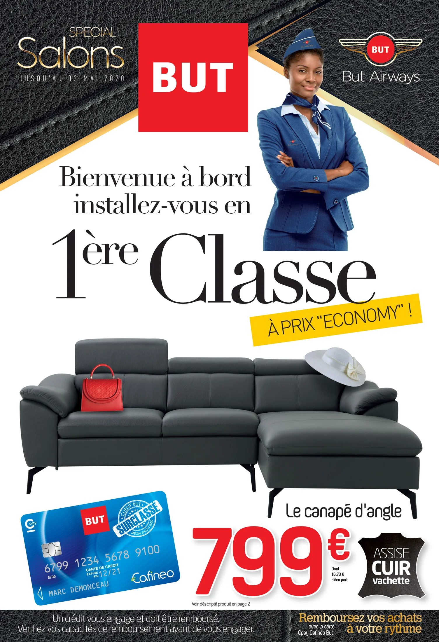 Visuel publicitaire BUT — salon.
