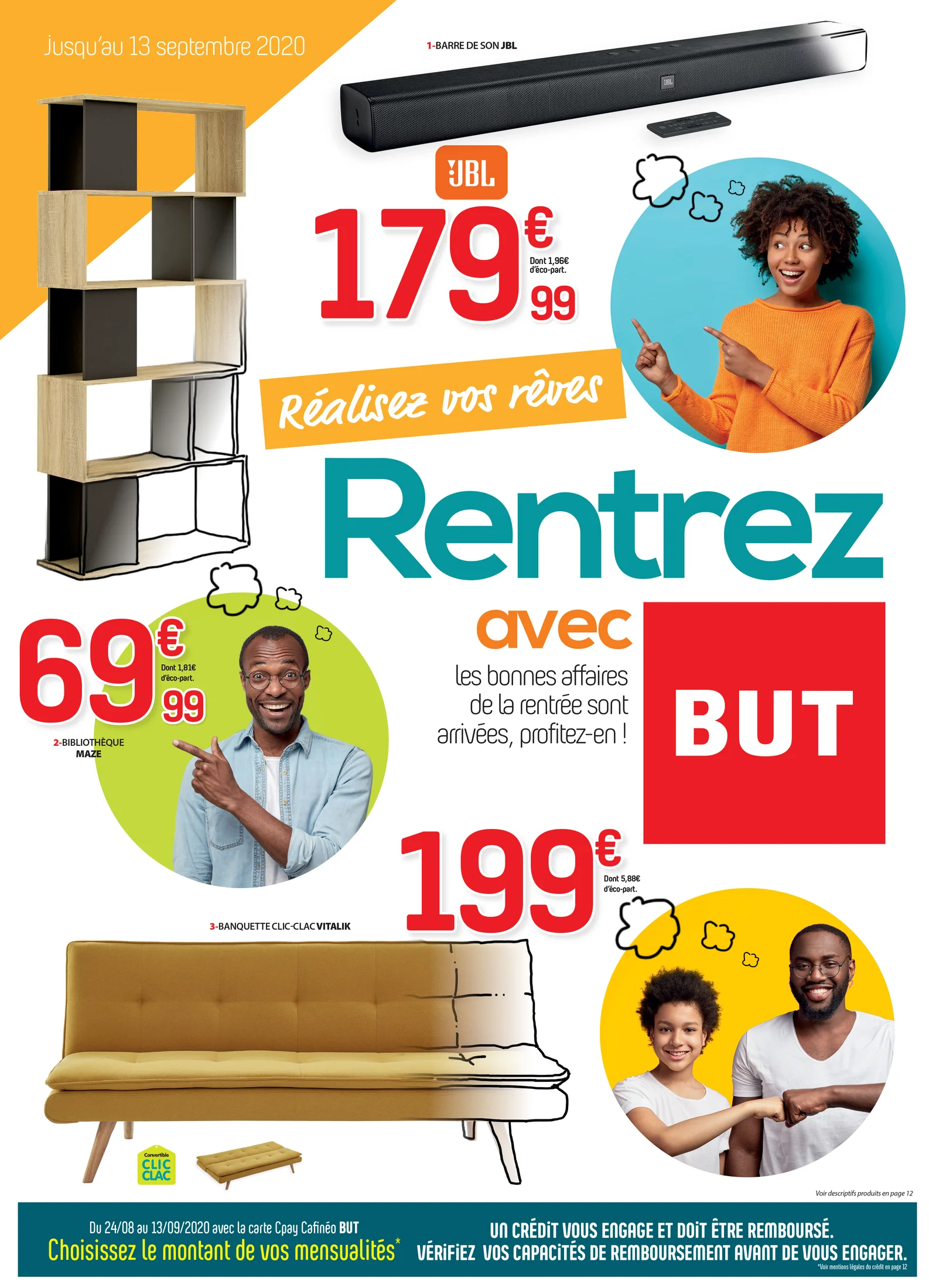 Visuel publicitaire BUT — rentrée.