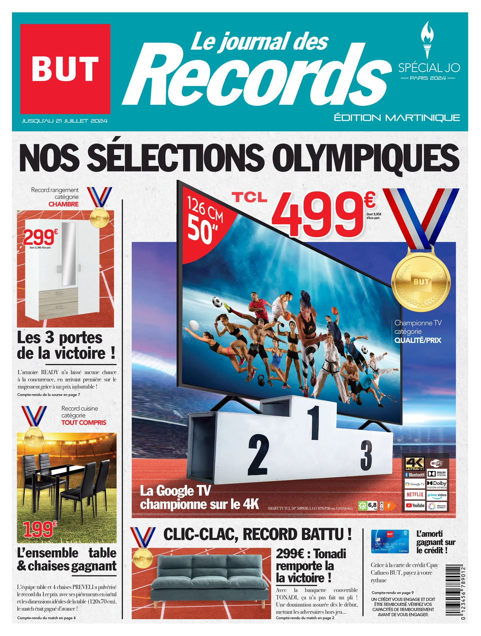 Visuel publicitaire BUT — dépliant.