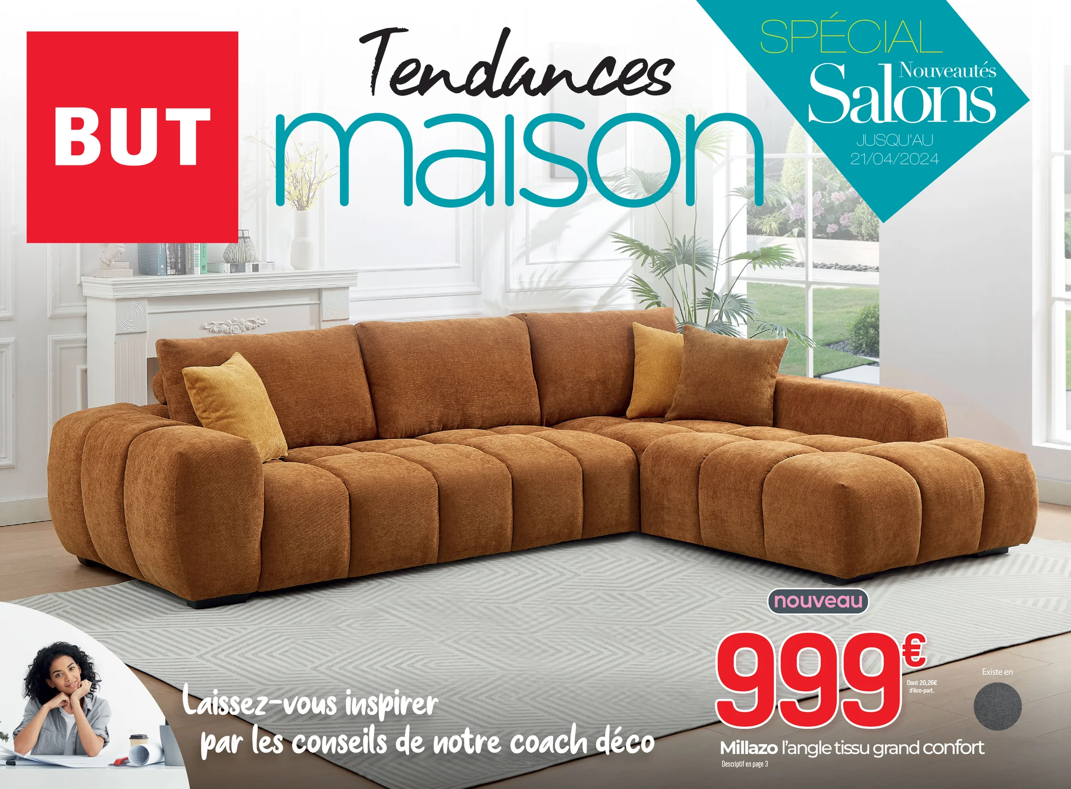 Visuel publicitaire BUT — salon.