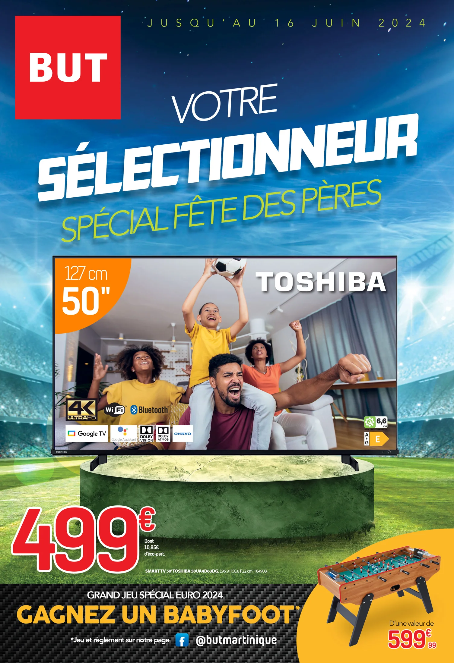 Visuel publicitaire BUT — dépliant.