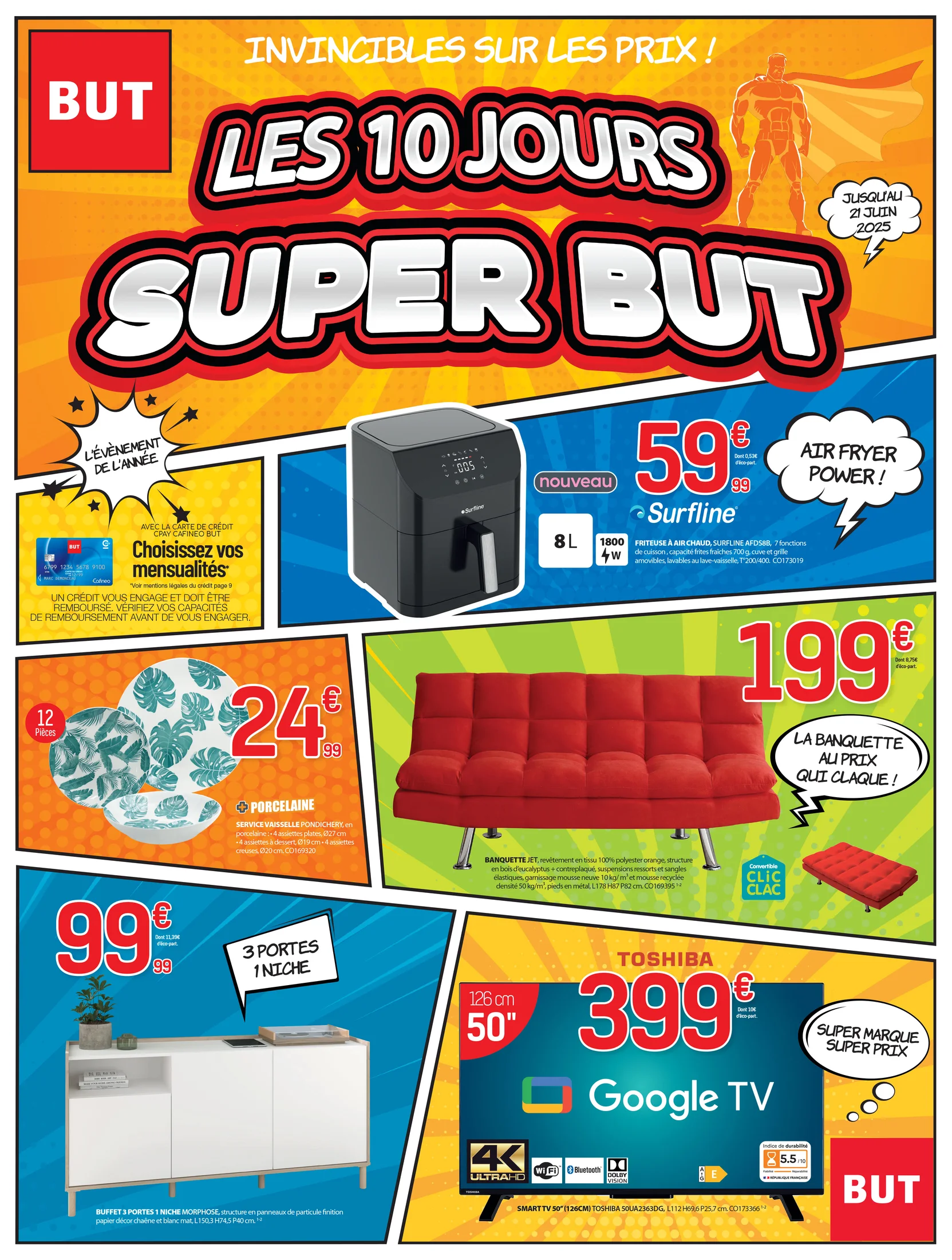 Visuel publicitaire BUT — dépliant.