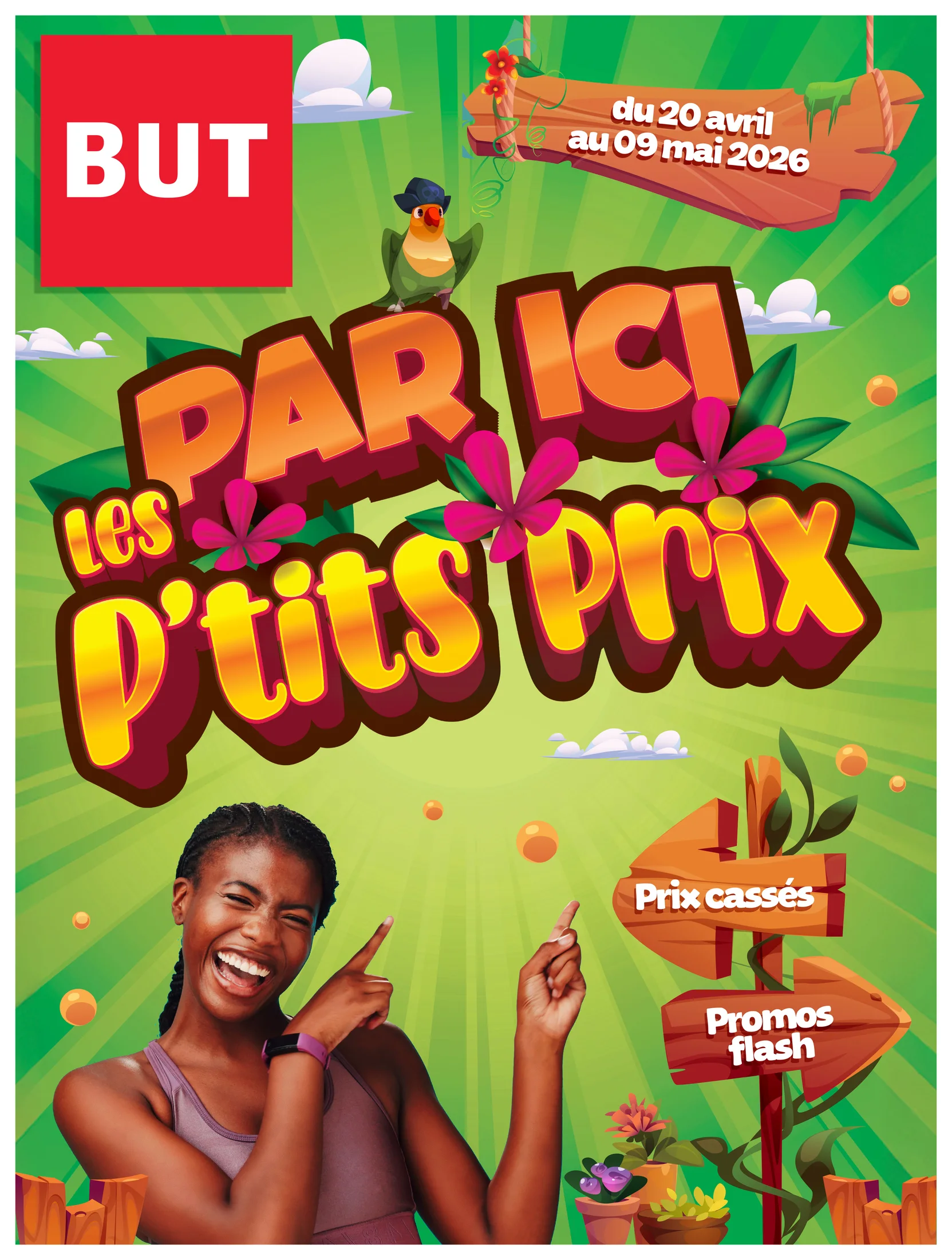 Visuel publicitaire BUT — dépliant.