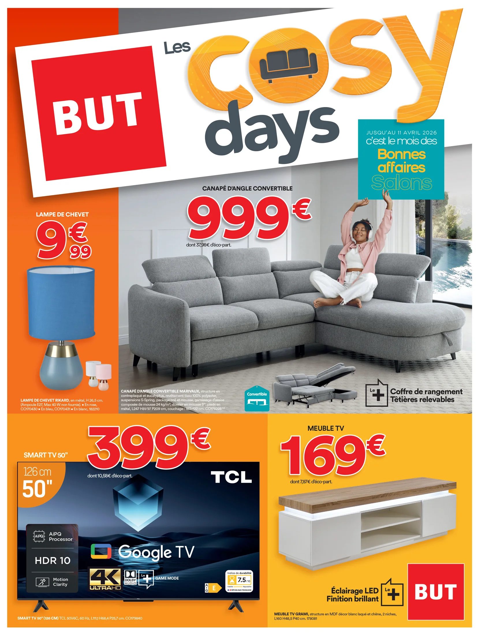 Visuel publicitaire BUT — salon.