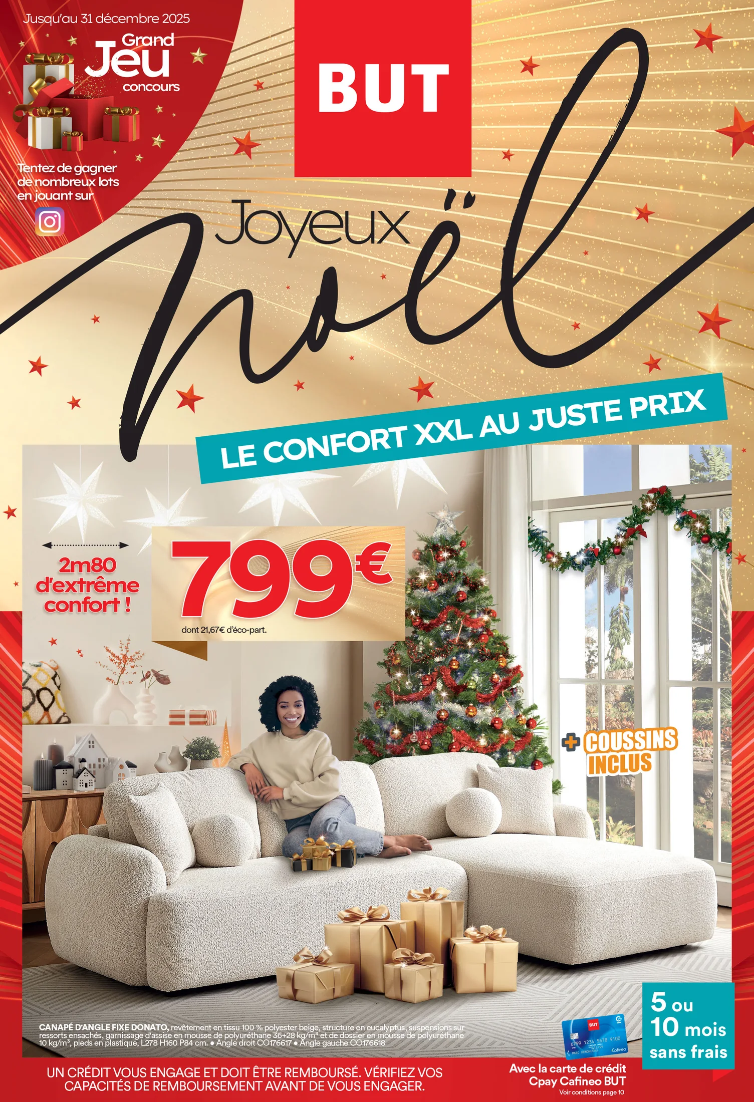 Visuel publicitaire BUT — noël.