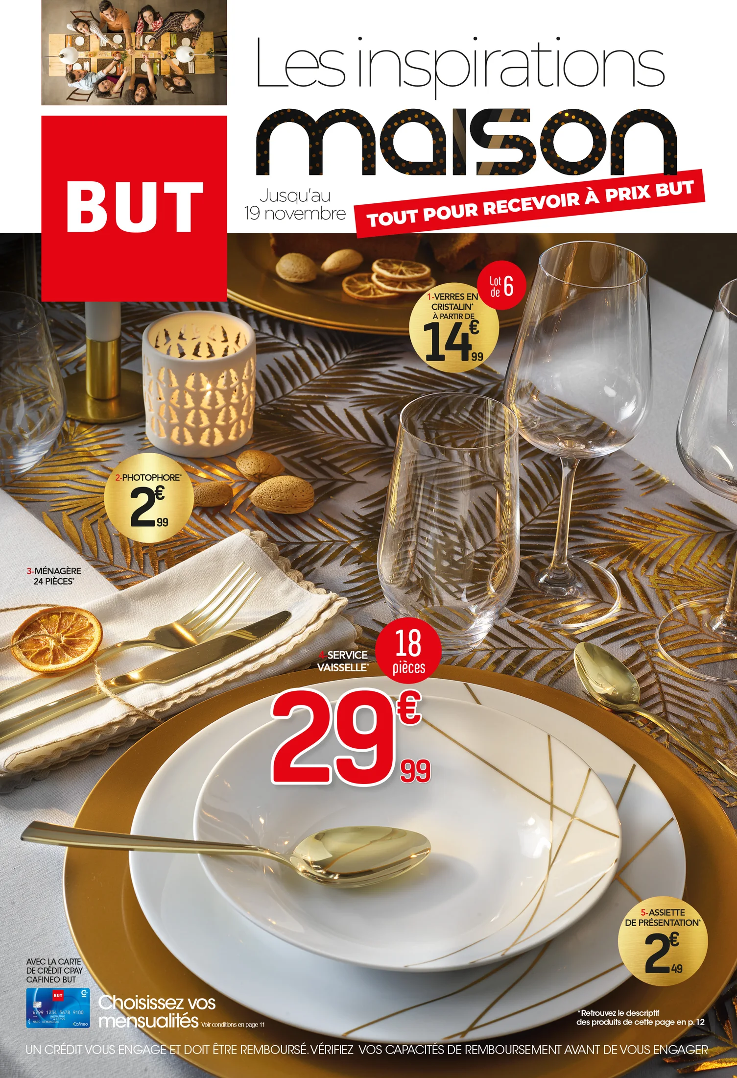 Visuel publicitaire BUT — arts de recevoir.