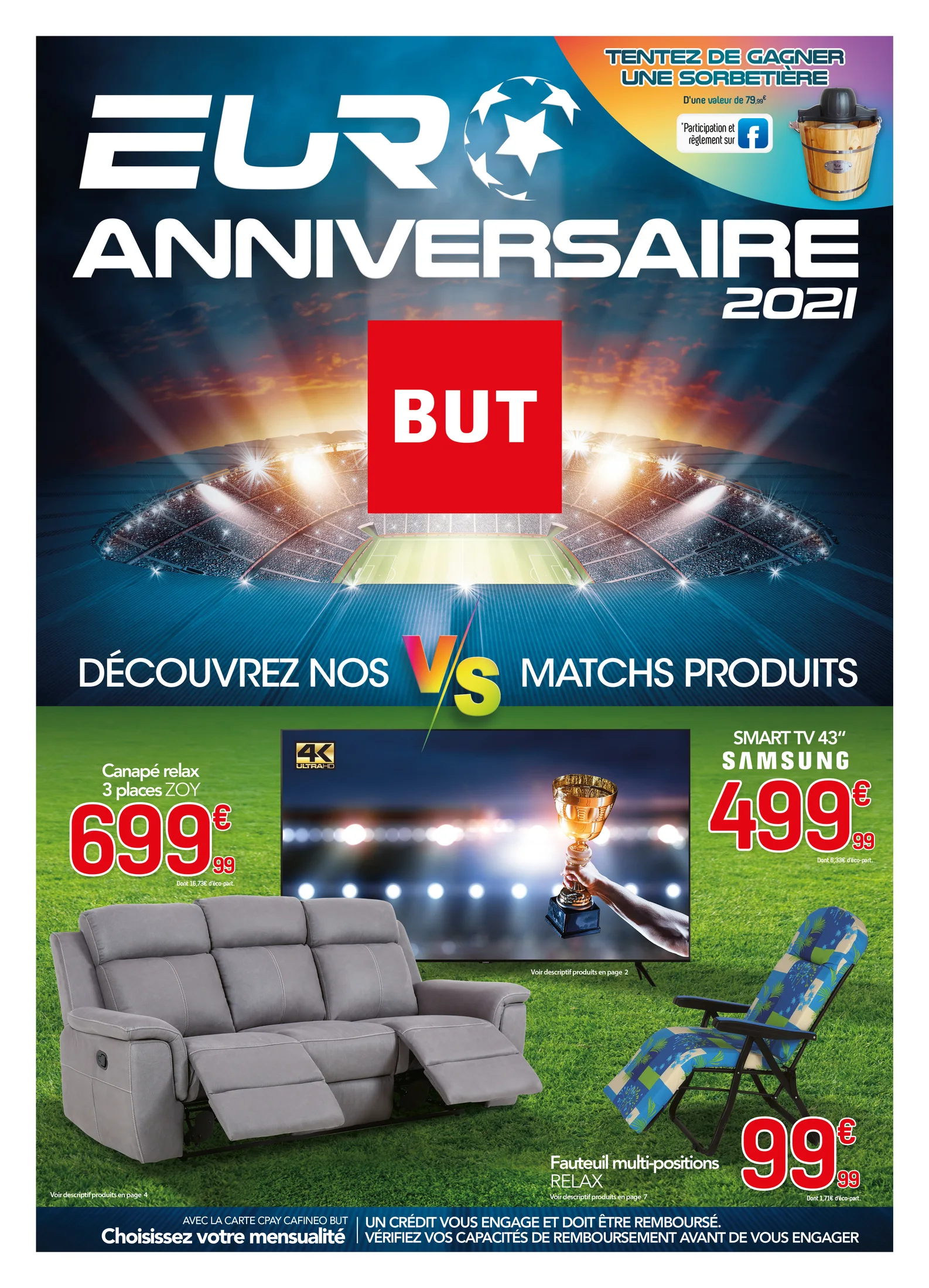 Visuel publicitaire BUT — anniversaire.