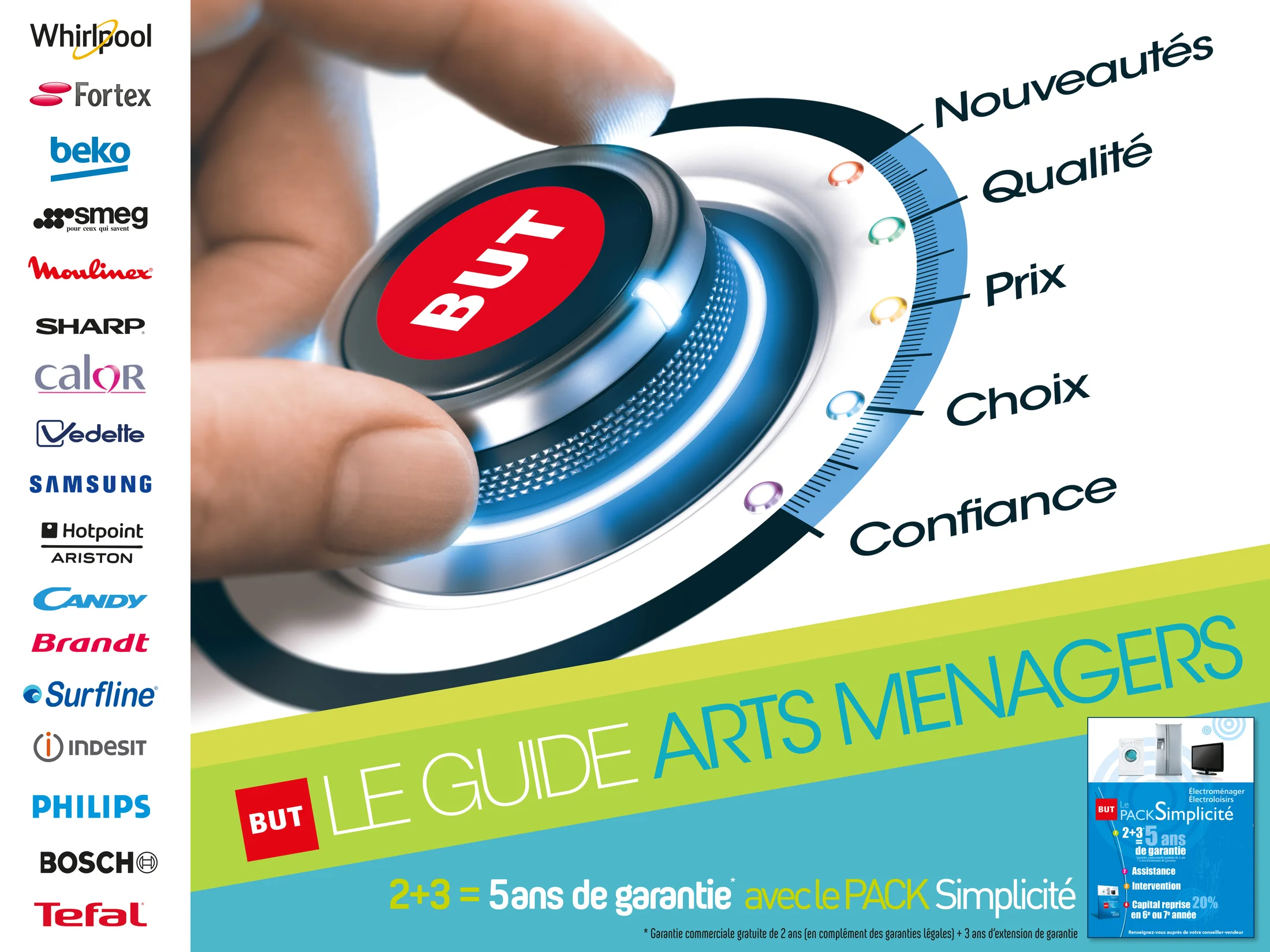 Visuel publicitaire BUT — arts ménagers.