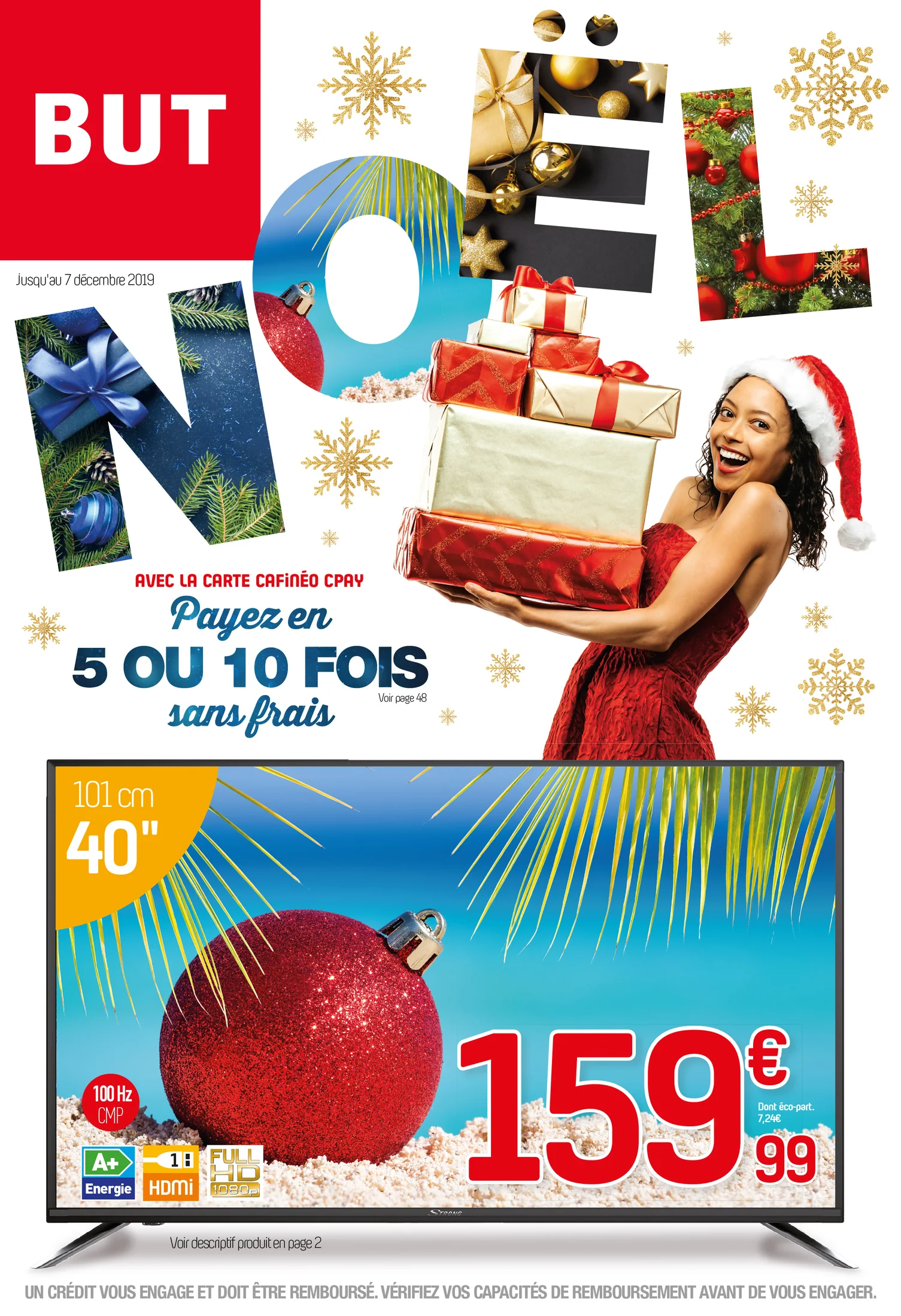 Visuel publicitaire BUT — noël.