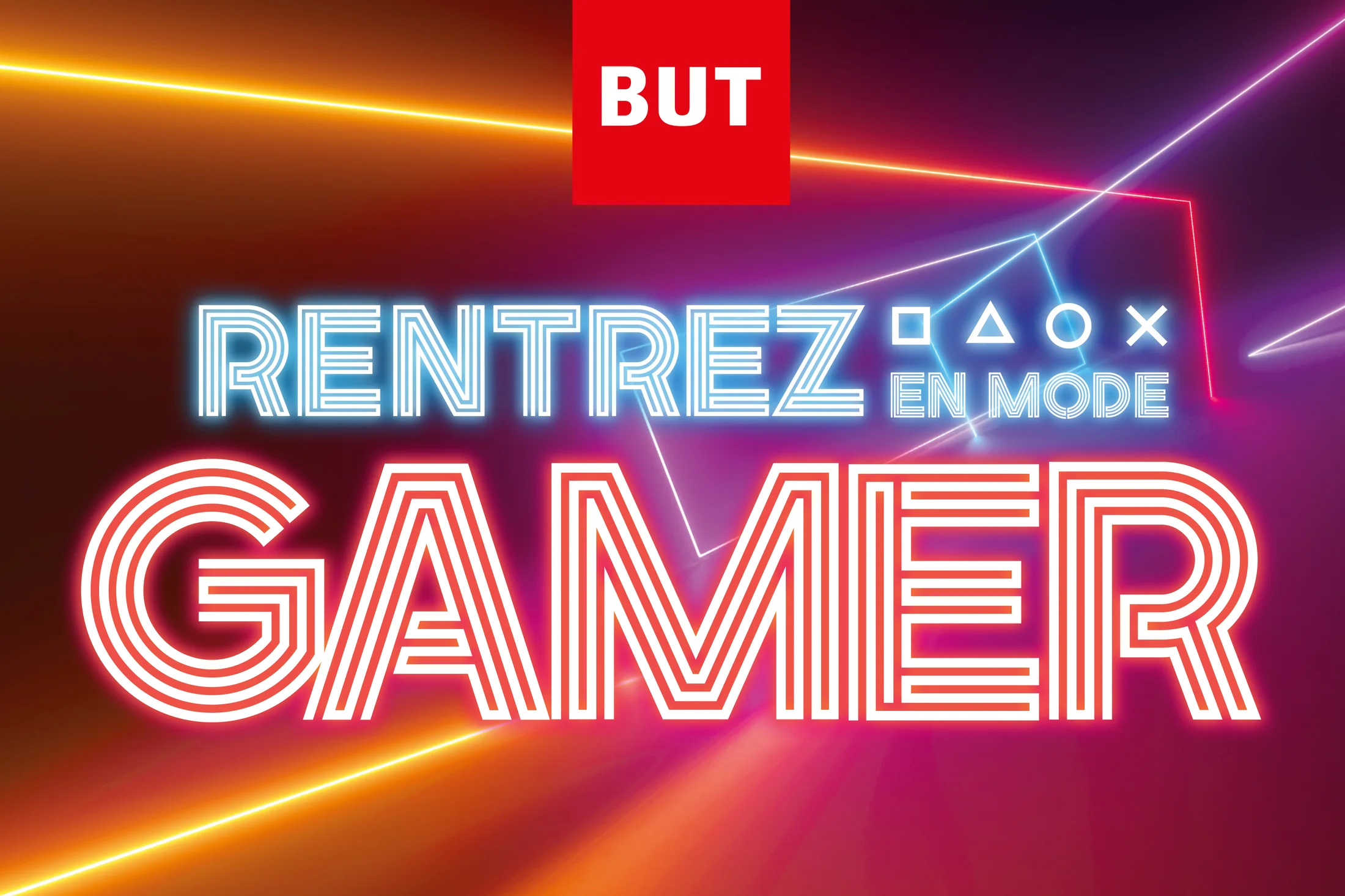 Visuel publicitaire BUT — rentrée.