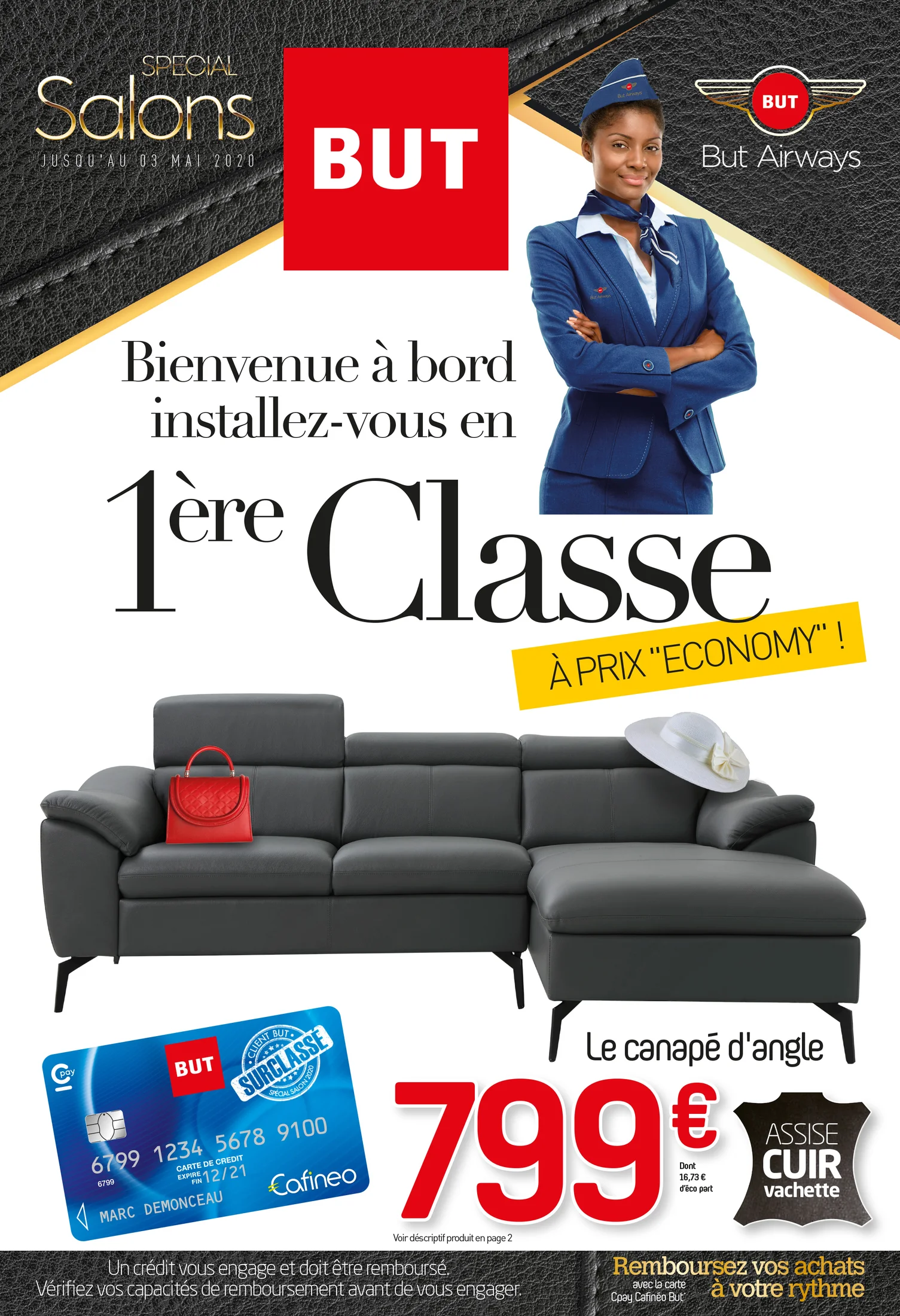 Visuel publicitaire BUT — salon.