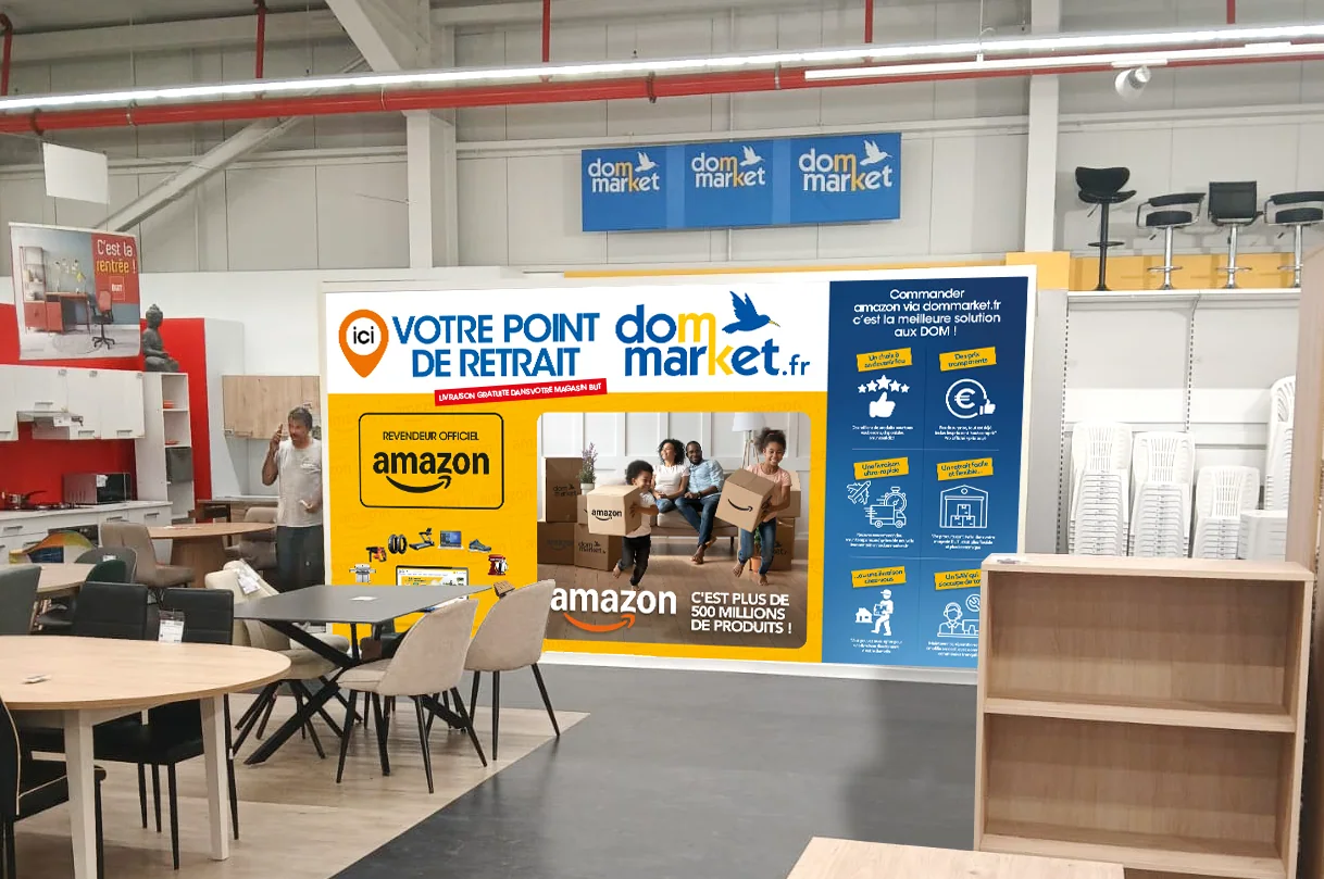 Dommarket · Signalétique en magasin