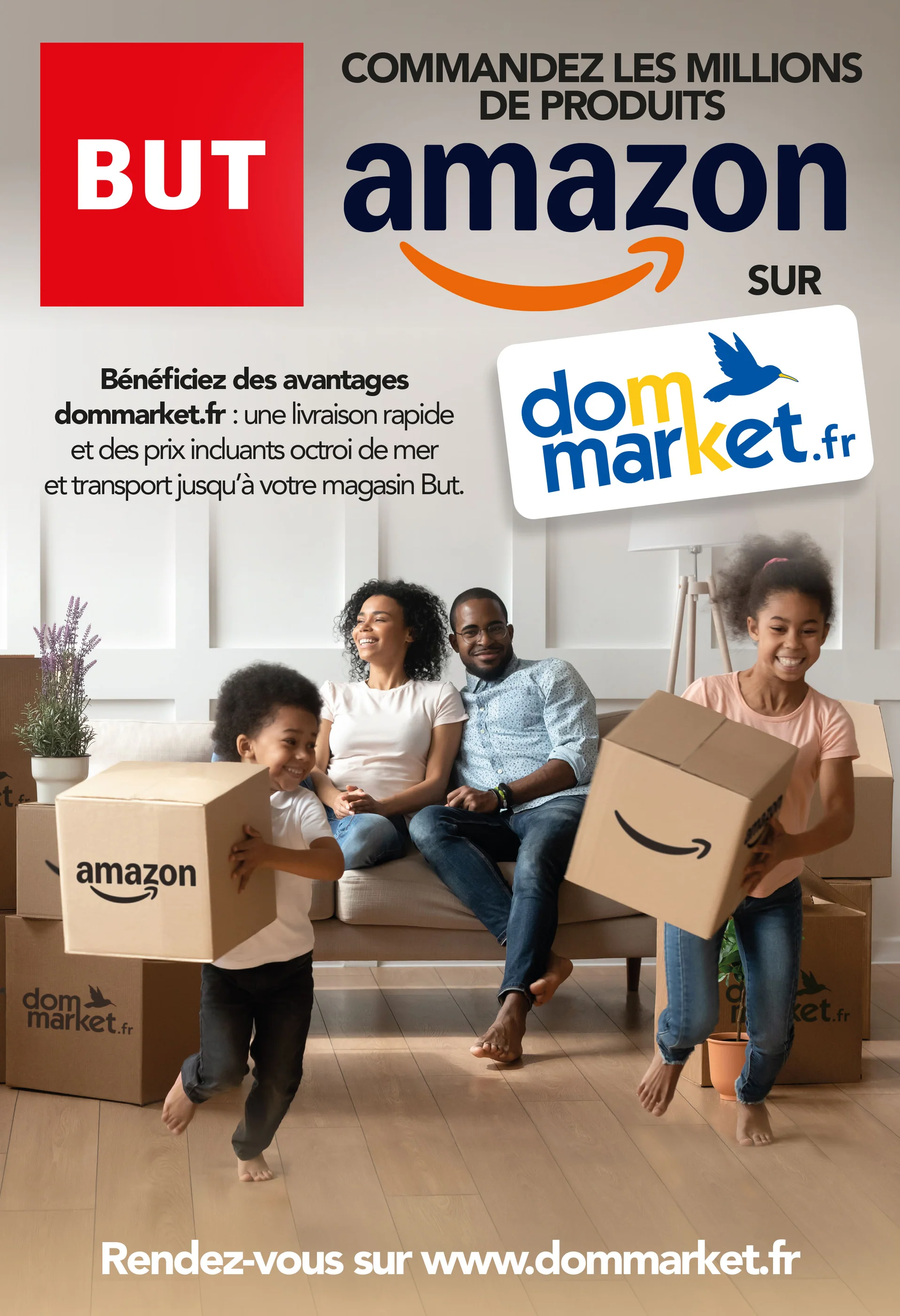 Dommarket · Dépliant et campagne